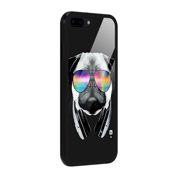 Rainbow Dog Swag Glass Back Case for iPhone 7 Plus