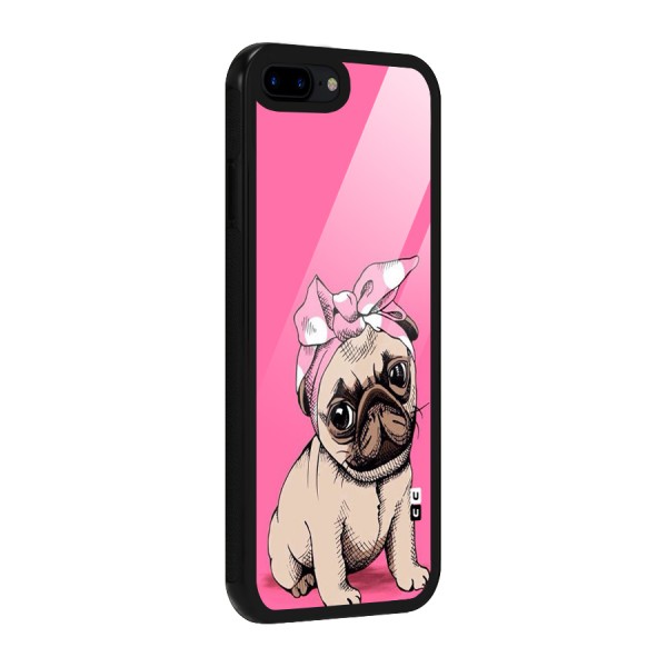 Ribbon Doggo Glass Back Case for iPhone 7 Plus