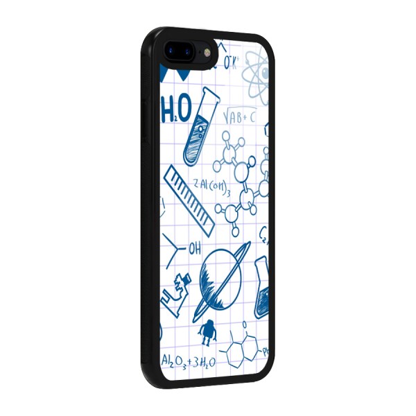 Science Notebook Glass Back Case for iPhone 7 Plus