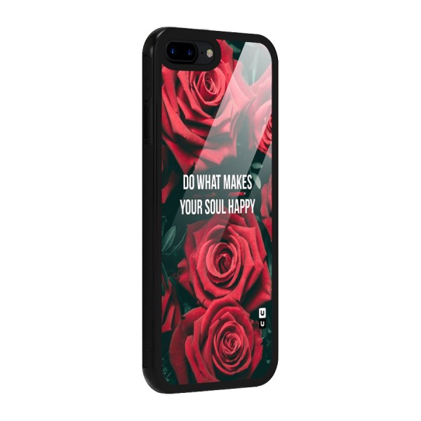 Soul Happy Glass Back Case for iPhone 7 Plus
