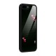 Square and Hearts Glass Back Case for iPhone 7 Plus