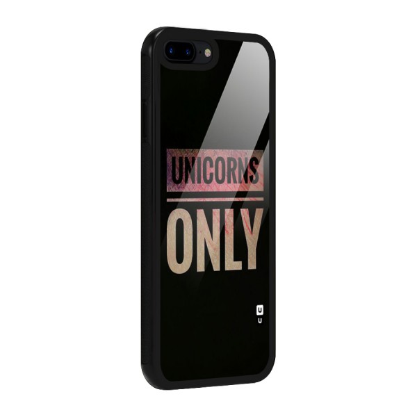 Unicorns Only Glass Back Case for iPhone 7 Plus
