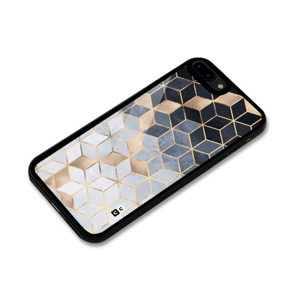 Blues And Golds Glass Back Case for iPhone 7 Plus