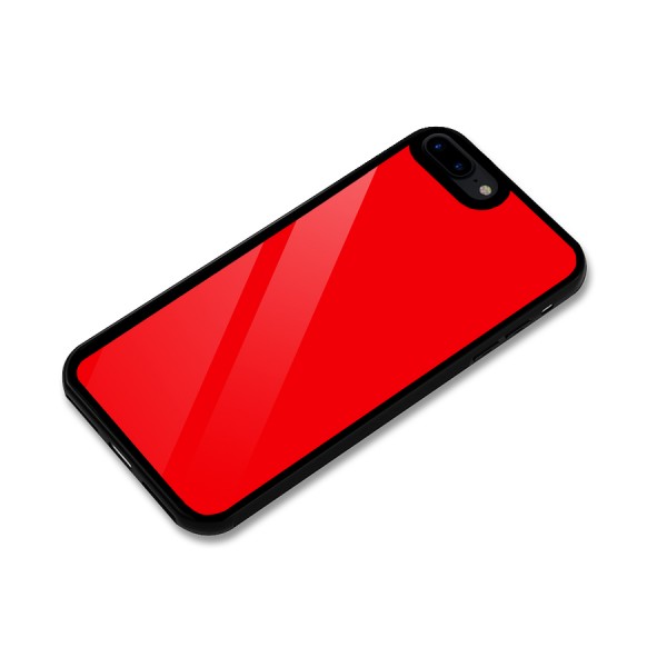 Bright Red Glass Back Case for iPhone 7 Plus