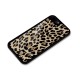 Brown Leapord Print Glass Back Case for iPhone 7 Plus