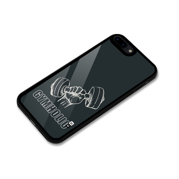 Gymholic Design Glass Back Case for iPhone 7 Plus