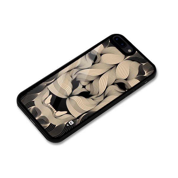 Lion Shape Design Glass Back Case for iPhone 7 Plus