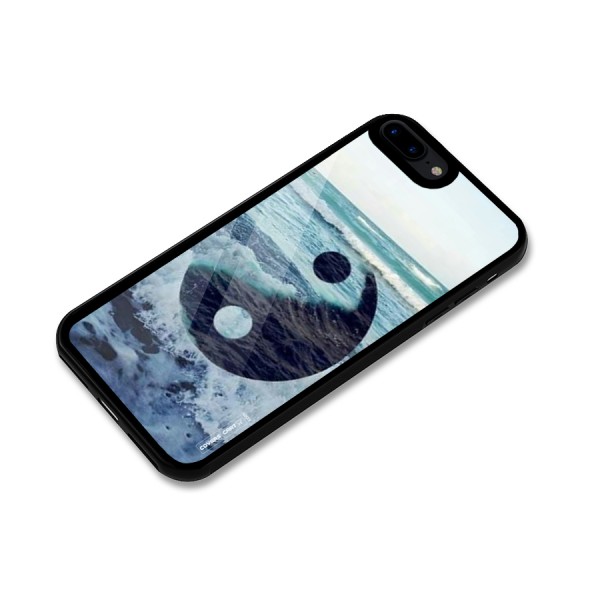 Oceanic Peace Design Glass Back Case for iPhone 7 Plus
