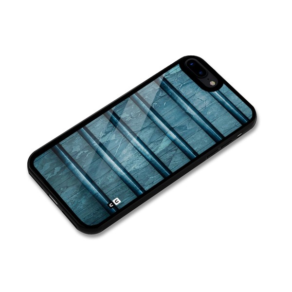 Rustic Blue Shelf Glass Back Case for iPhone 7 Plus