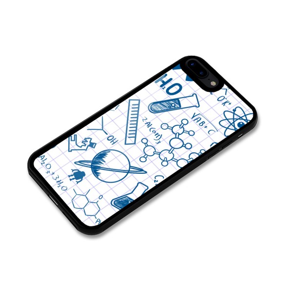 Science Notebook Glass Back Case for iPhone 7 Plus