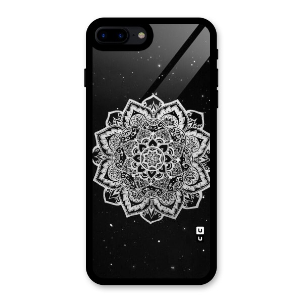 Beautiful Mandala Design Glass Back Case for iPhone 8 Plus
