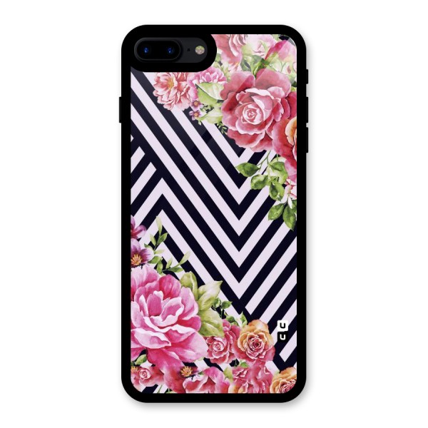 Bloom Zig Zag Glass Back Case for iPhone 8 Plus