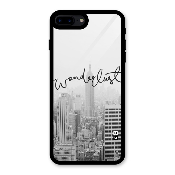 City Wanderlust Monochrome Glass Back Case for iPhone 8 Plus