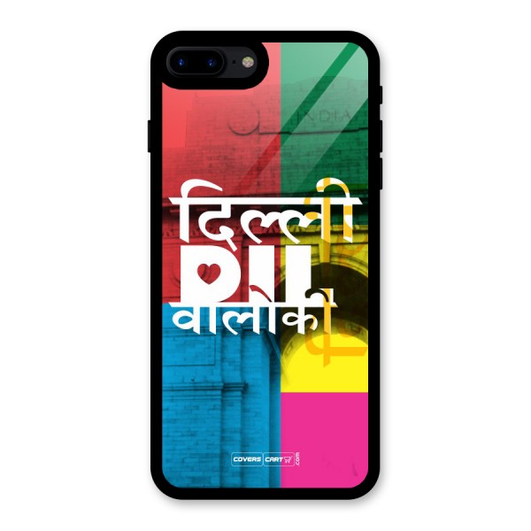 Delhi Citystyle Glass Back Case for iPhone 8 Plus