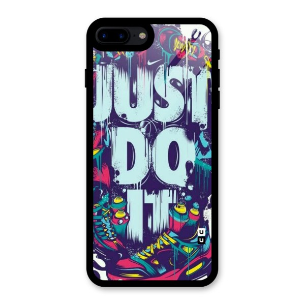Do It Abstract Glass Back Case for iPhone 8 Plus