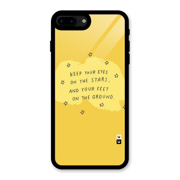 Eyes On Stars Glass Back Case for iPhone 8 Plus