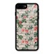Floral Wall Design Glass Back Case for iPhone 8 Plus
