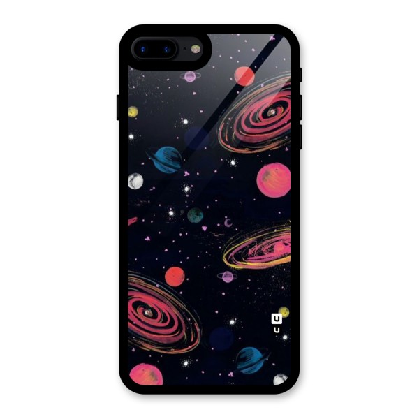 Galaxy Beauty Glass Back Case for iPhone 8 Plus