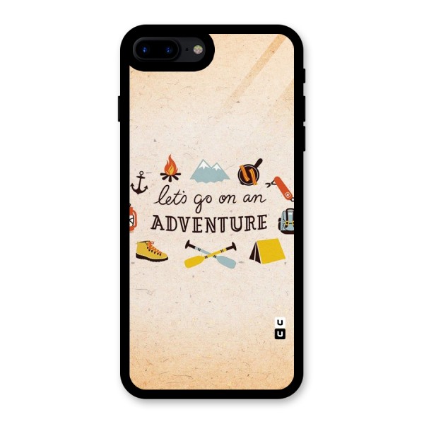 Lets Adventure Life Glass Back Case for iPhone 8 Plus