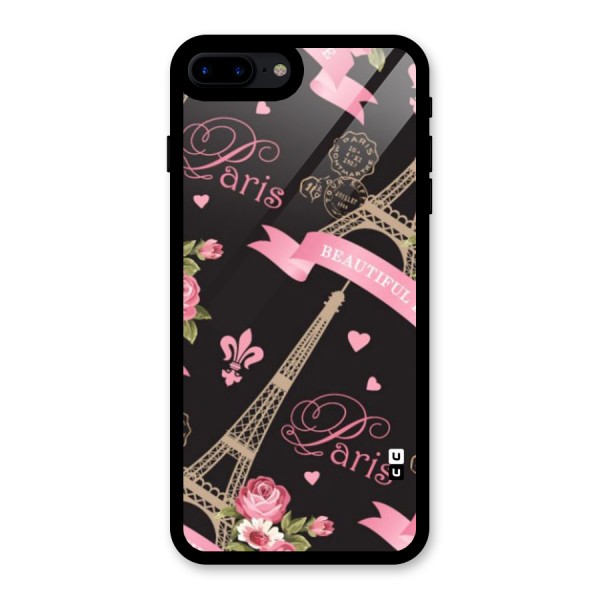 Love Tower Glass Back Case for iPhone 8 Plus