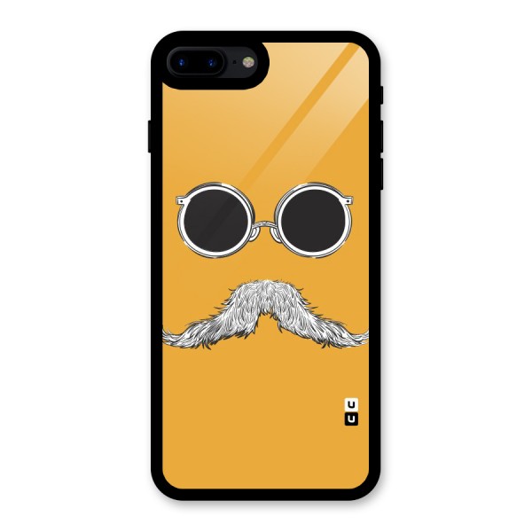Sassy Mustache Glass Back Case for iPhone 8 Plus