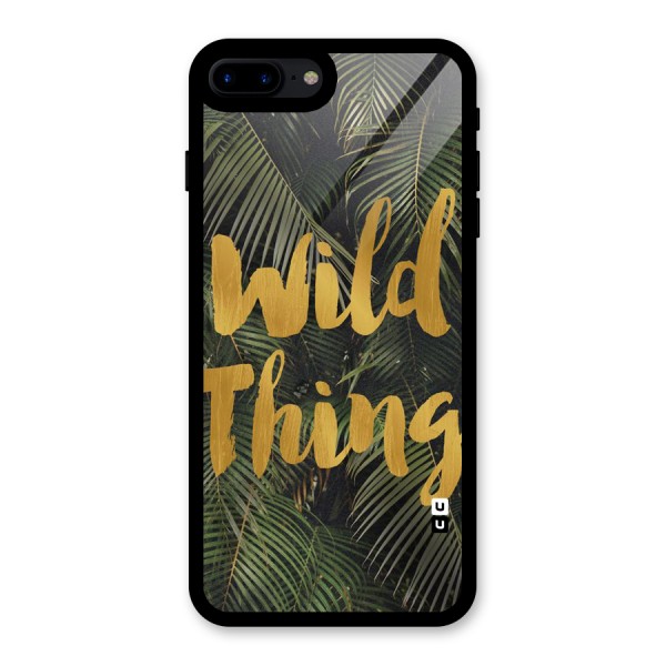 Wild Leaf Thing Glass Back Case for iPhone 8 Plus