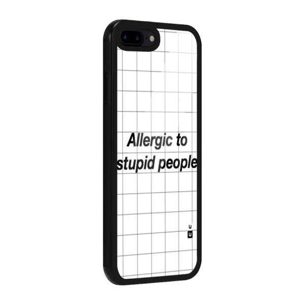 Allergic Glass Back Case for iPhone 8 Plus