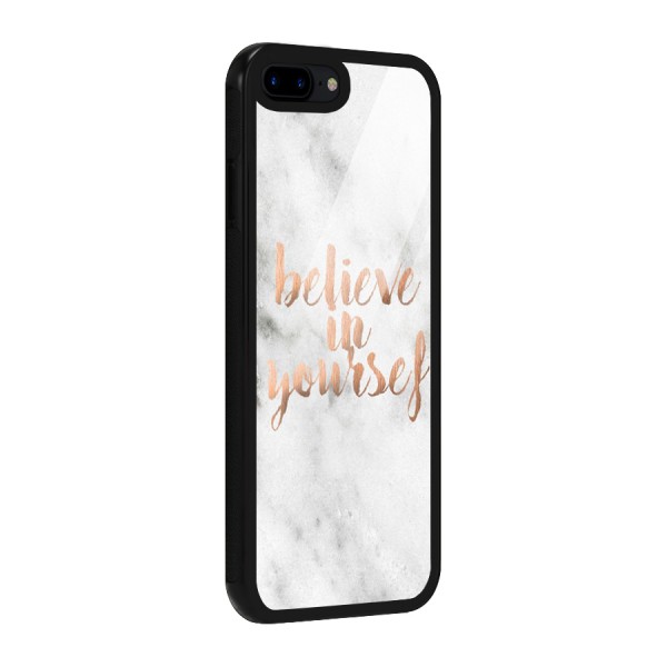 Believe in Yourself Glass Back Case for iPhone 8 Plus