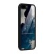 Blue Hue Smoke Glass Back Case for iPhone 8 Plus