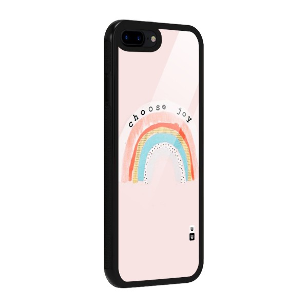 Choose Joy Glass Back Case for iPhone 8 Plus