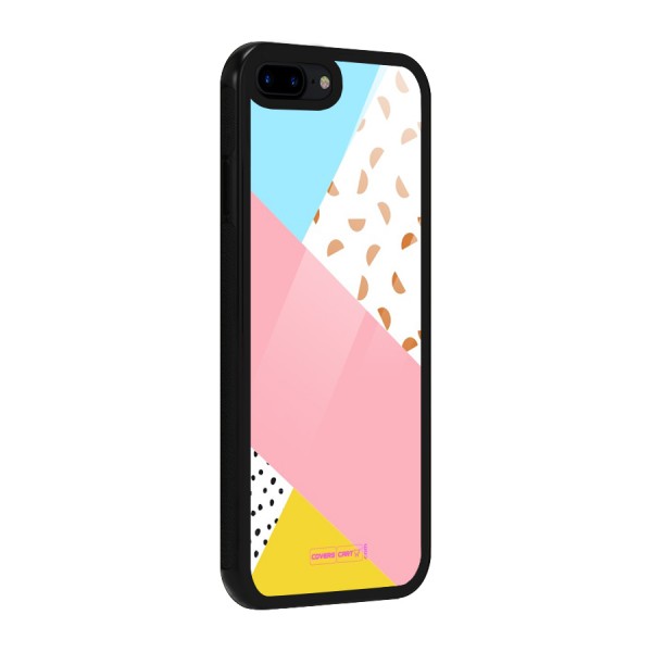 Colorful Abstract Glass Back Case for iPhone 8 Plus