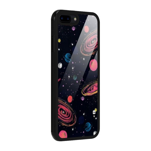 Galaxy Beauty Glass Back Case for iPhone 8 Plus