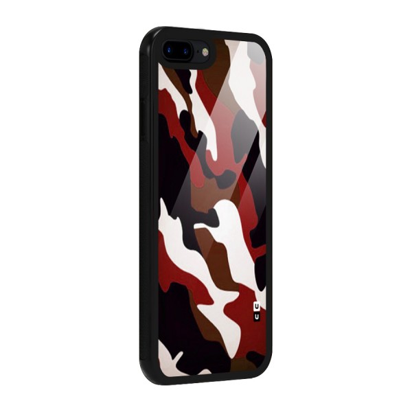 Leapord Pattern Glass Back Case for iPhone 8 Plus