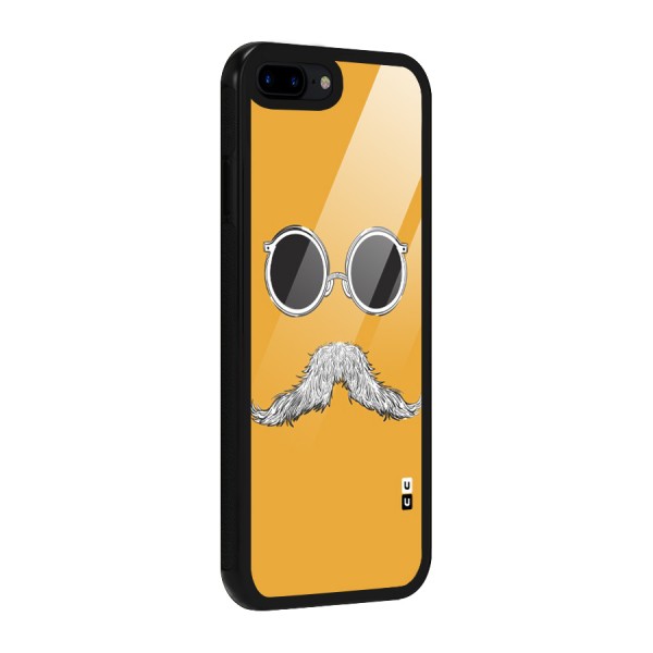 Sassy Mustache Glass Back Case for iPhone 8 Plus