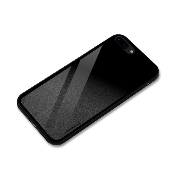 Black Grey Noise Fusion Glass Back Case for iPhone 8 Plus