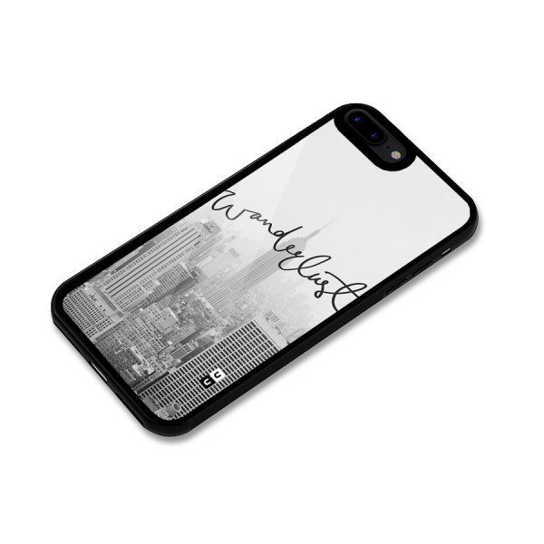 City Wanderlust Monochrome Glass Back Case for iPhone 8 Plus