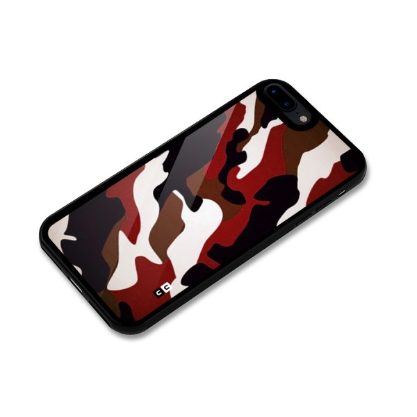 Leapord Pattern Glass Back Case for iPhone 8 Plus