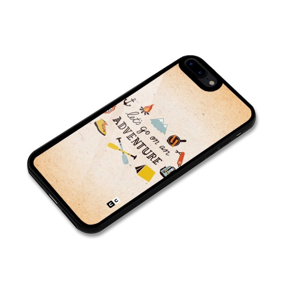 Lets Adventure Life Glass Back Case for iPhone 8 Plus