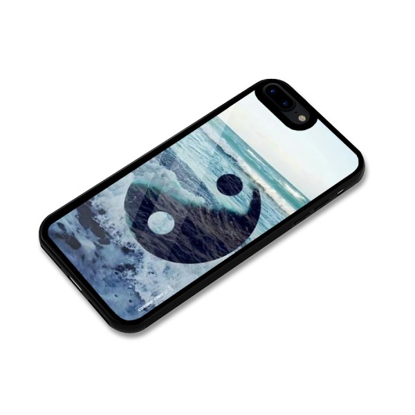 Oceanic Peace Design Glass Back Case for iPhone 8 Plus