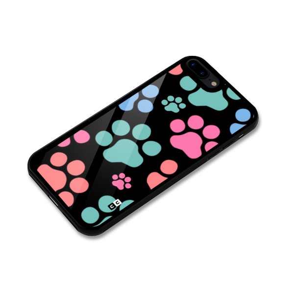 Puppy Paws Glass Back Case for iPhone 8 Plus