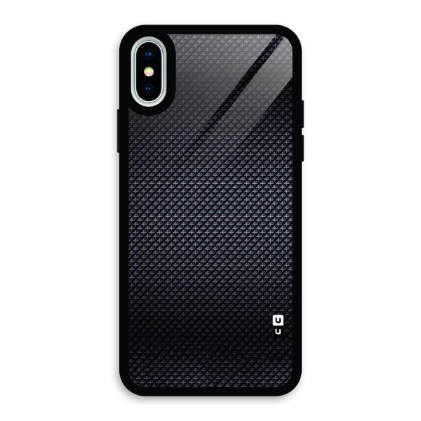 Black Diamond Glass Back Case for iPhone X