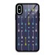 Boho Arrow Pattern Glass Back Case for iPhone X