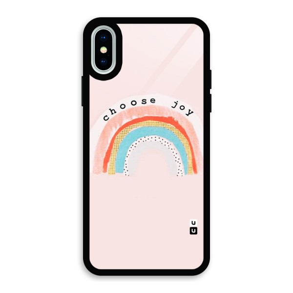 Choose Joy Glass Back Case for iPhone X