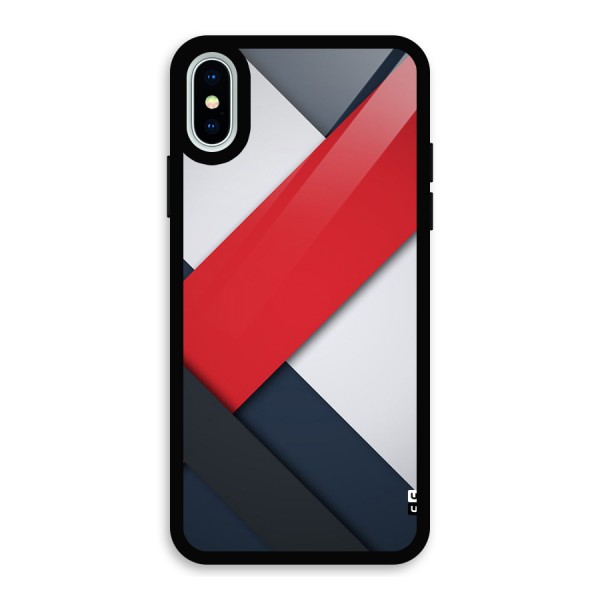 Classic Bold Glass Back Case for iPhone X