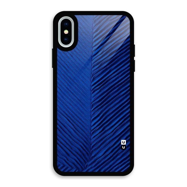 Classy Blues Glass Back Case for iPhone X