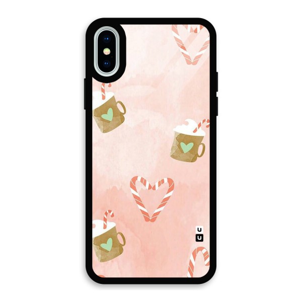 Coffee And Candies Glass Back Case for iPhone X