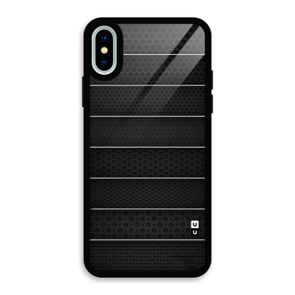 Concrete Stripes Glass Back Case for iPhone X