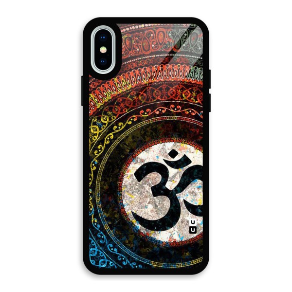 Culture Om Design Glass Back Case for iPhone X