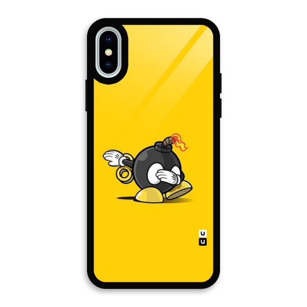 Dab Bomb Glass Back Case for iPhone X