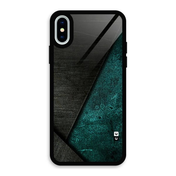 Dark Olive Green Glass Back Case for iPhone X